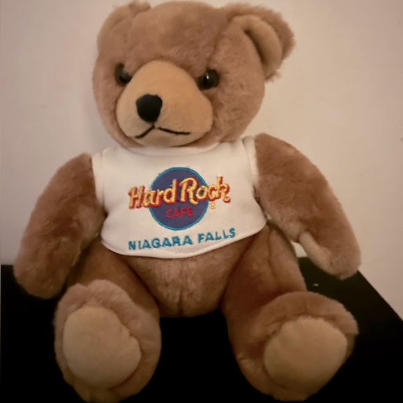🧸🎸Hard Rock Cafe NIAGRA FALLS Authentic Plush Teddy Bear🎸🧸 - Picture 1 of 1